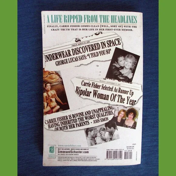 Book: Wishful Drinking, by Carrie Fisher - Picture 8 of 8